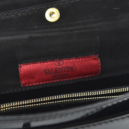 Valentino Garavani Patent Histoire Flap Black 8 of 12
