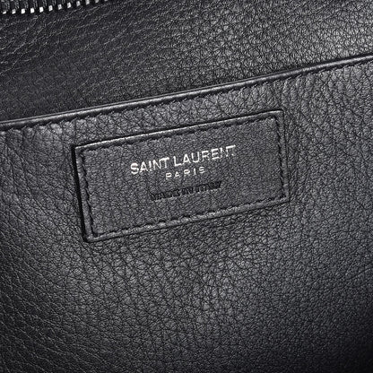 Saint Laurent Calfskin Small Monogram Downtown Cabas Black 5 of 7