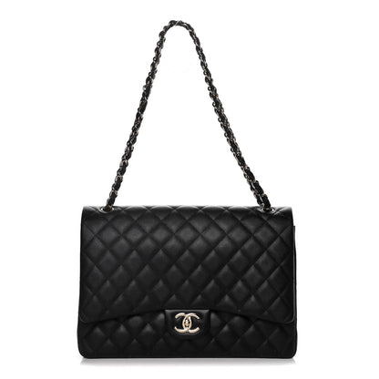 Chanel Caviar Quilted Maxi Double Flap Black 1 of 12