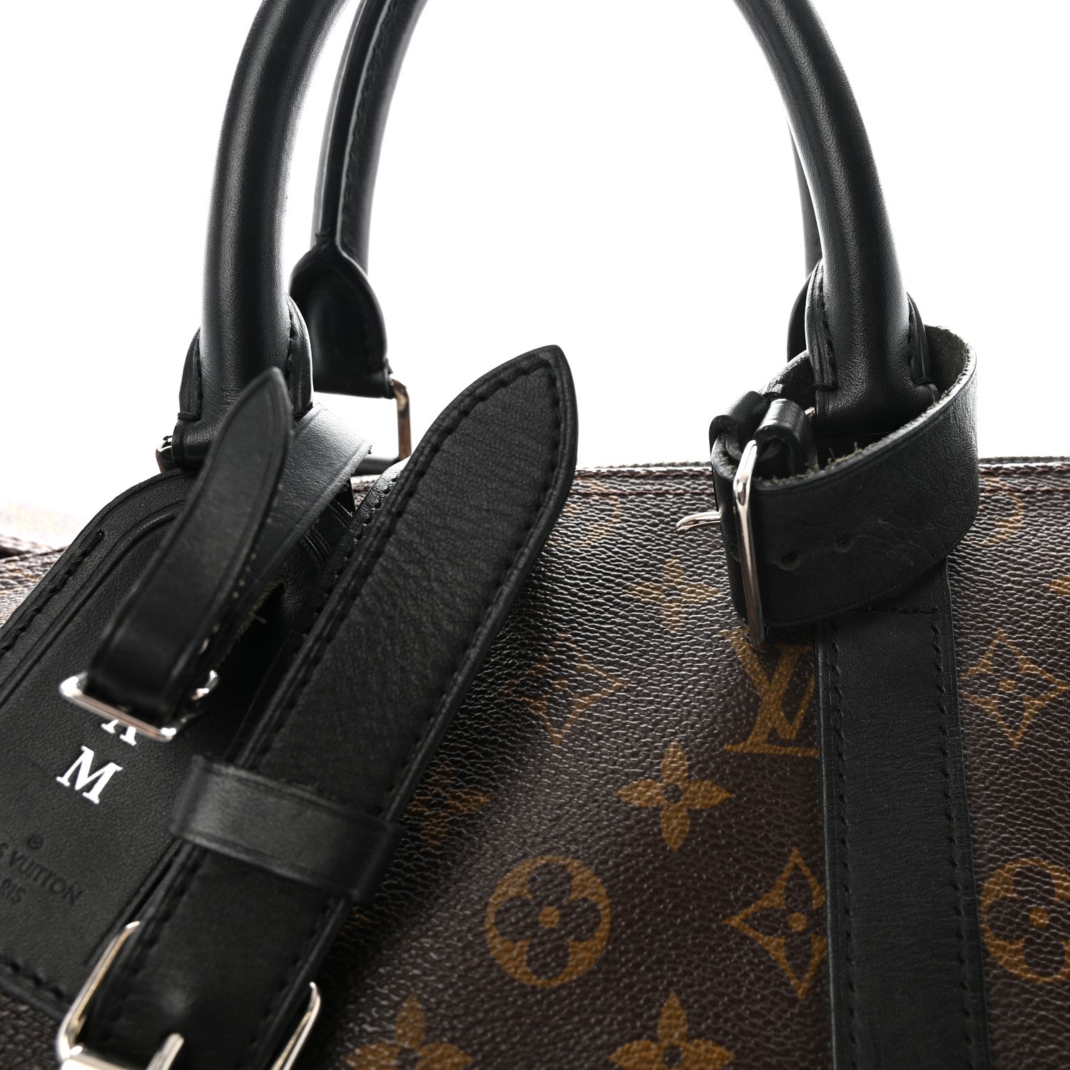 Louis Vuitton Monogram Macassar Keepall Bandouliere 45 7 of 9