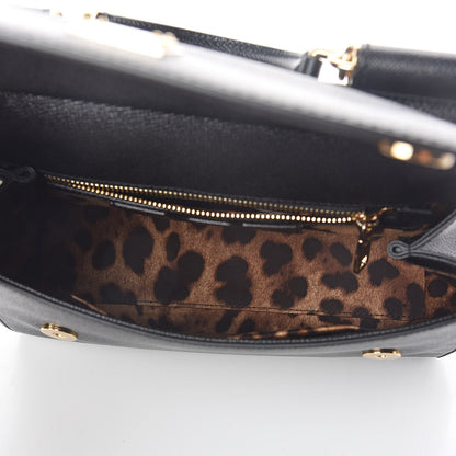Dolce & Gabbana Dauphine Medium Miss Sicily Satchel Black 5 of 9