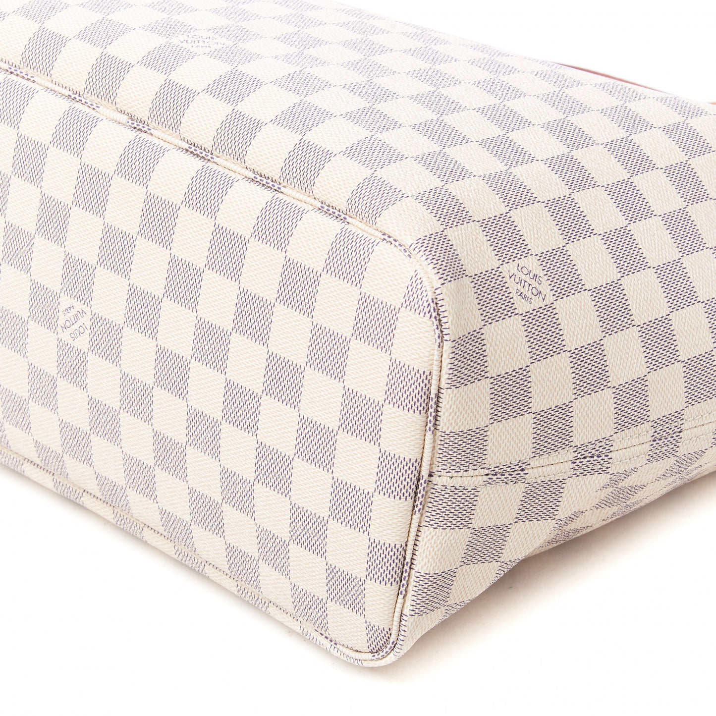 Damier Azur Neo Neverfull MM Rose Ballerine