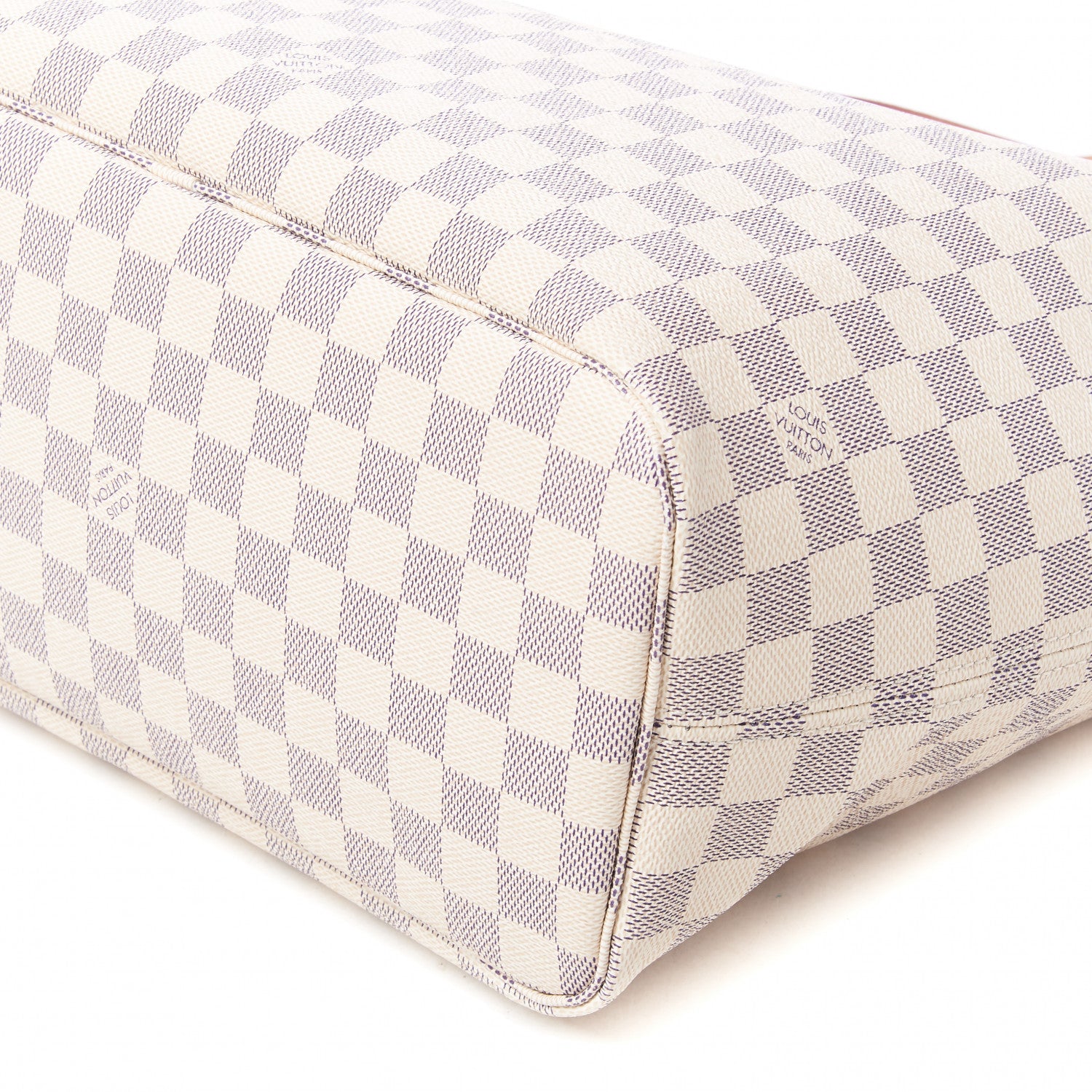Louis Vuitton Damier Azur Neo Neverfull MM Rose Ballerine 6 of 9