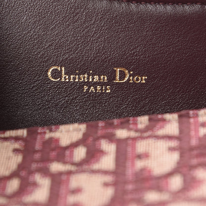 Christian Dior Oblique Saddle Card Holder Bordeaux 6 of 8