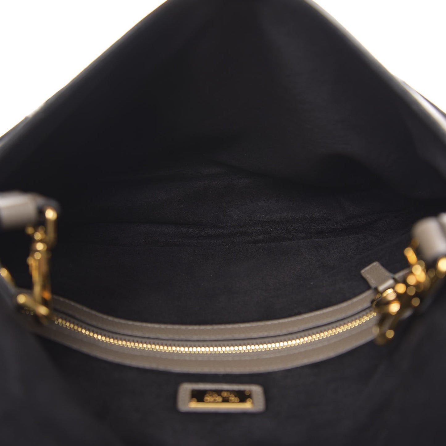 Pebbled Calfskin Jennifer East West Crossbody Bag Graphite