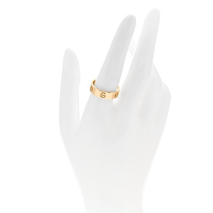 Cartier 18K Yellow Gold 5.5mm LOVE Ring 58 8.5 2 of 4
