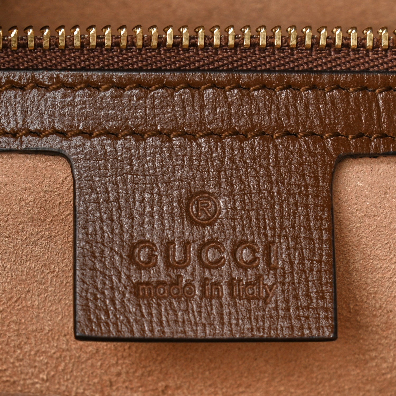 Gucci GG Supreme Monogram Azalea Calfskin Web Small Jackie 1961 Hobo Beige Ebony Brown Sugar 6 of 11