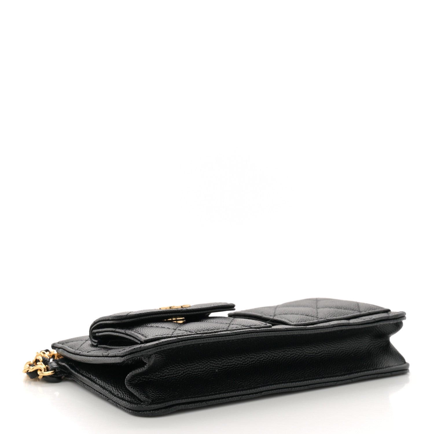 Chanel Caviar Quilted Polly Pocket Pouch Black 4 of 7