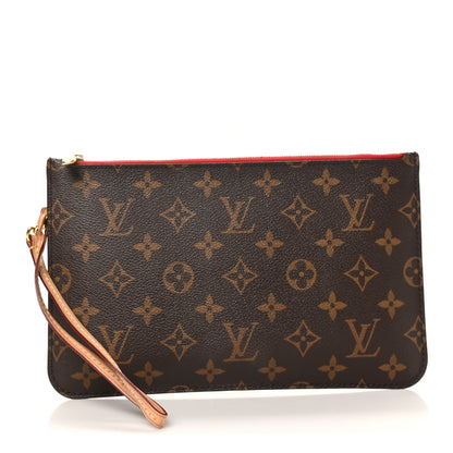 Louis Vuitton Monogram Neverfull MM GM Pochette Cherry 1 of 7
