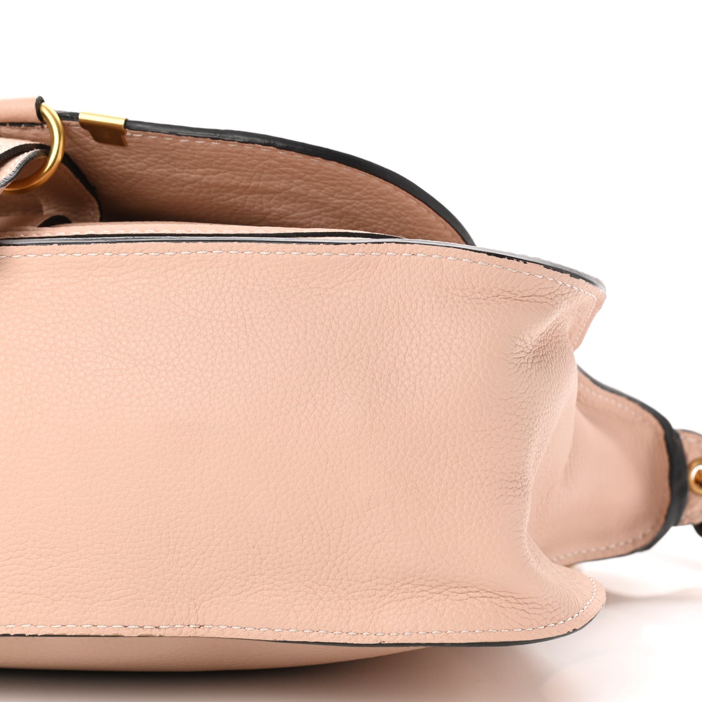 Calfskin Medium Marcie Satchel Pale Pink