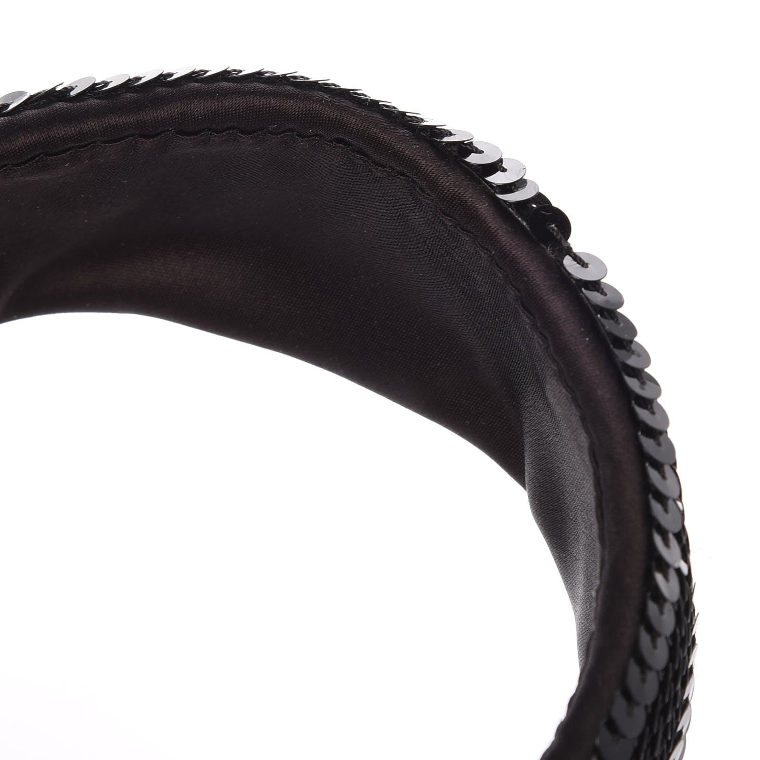Chanel Sequin Headband Black 7 of 8