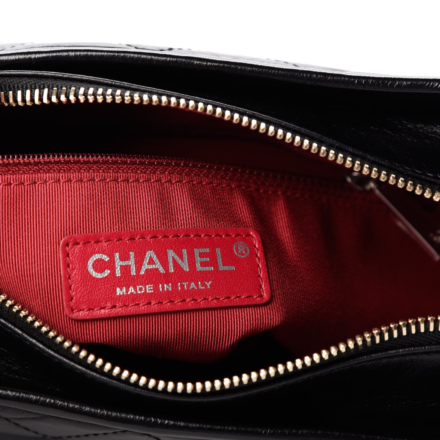 Chanel Aged Calfskin Quilted Small Gabrielle Hobo Black 6 of 10