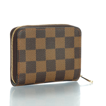 Louis Vuitton Damier Ebene Zippy Coin Purse 3 of 7