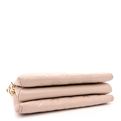 Louis Vuitton Lambskin Embossed Monogram Fall In Love Coussin PM Dragée Light Pink 4 of 12