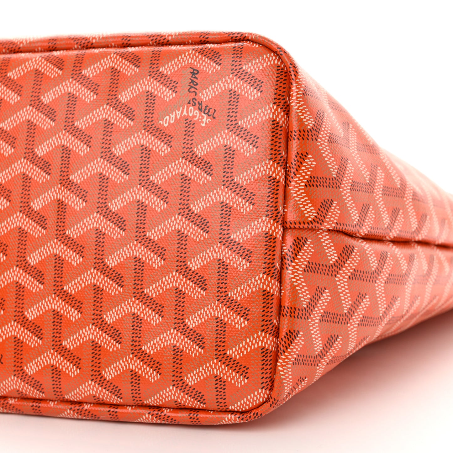 Goyardine Chien Gris Bag Orange
