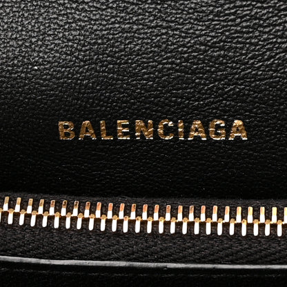Balenciaga Metallic Tweed Boucle Quilted Small Crush Chain Bag Black 6 of 12