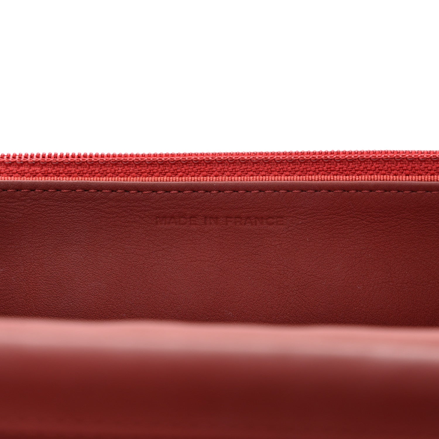 Chanel Aged Calfskin Quilted Wallet On Chain WOC Burgundy 7 of 15