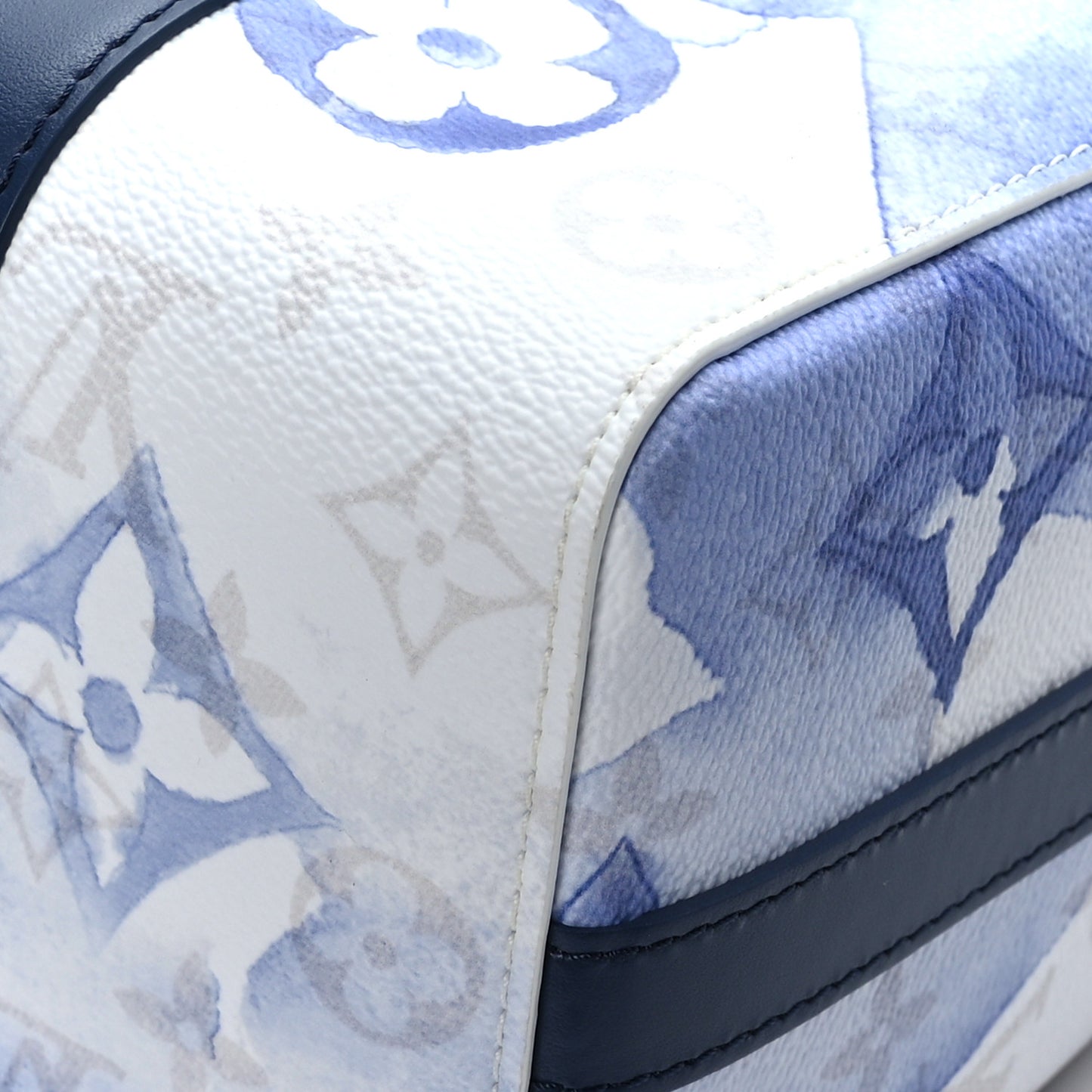 Monogram Watercolor City Keepall Blue