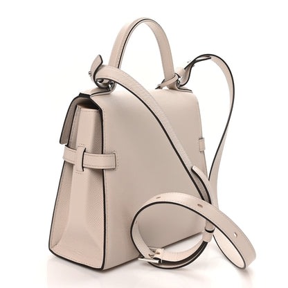 Delvaux Crispy Calfskin Mini Tempete Satchel Griege 3 of 9