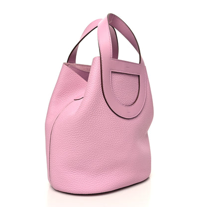 Hermes Taurillon Clemence Swift In-The-Loop 23 Bag Mauve Sylvestre 3 of 10