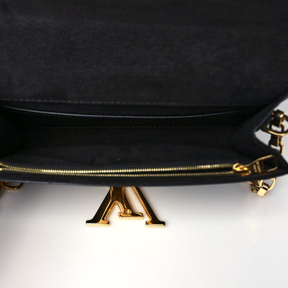 Louis Vuitton Calfskin Chain Louise GM Black 5 of 9