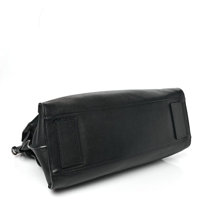 Saint Laurent Grained Calfskin Medium Souple Sac De Jour Duffle Black 4 of 9