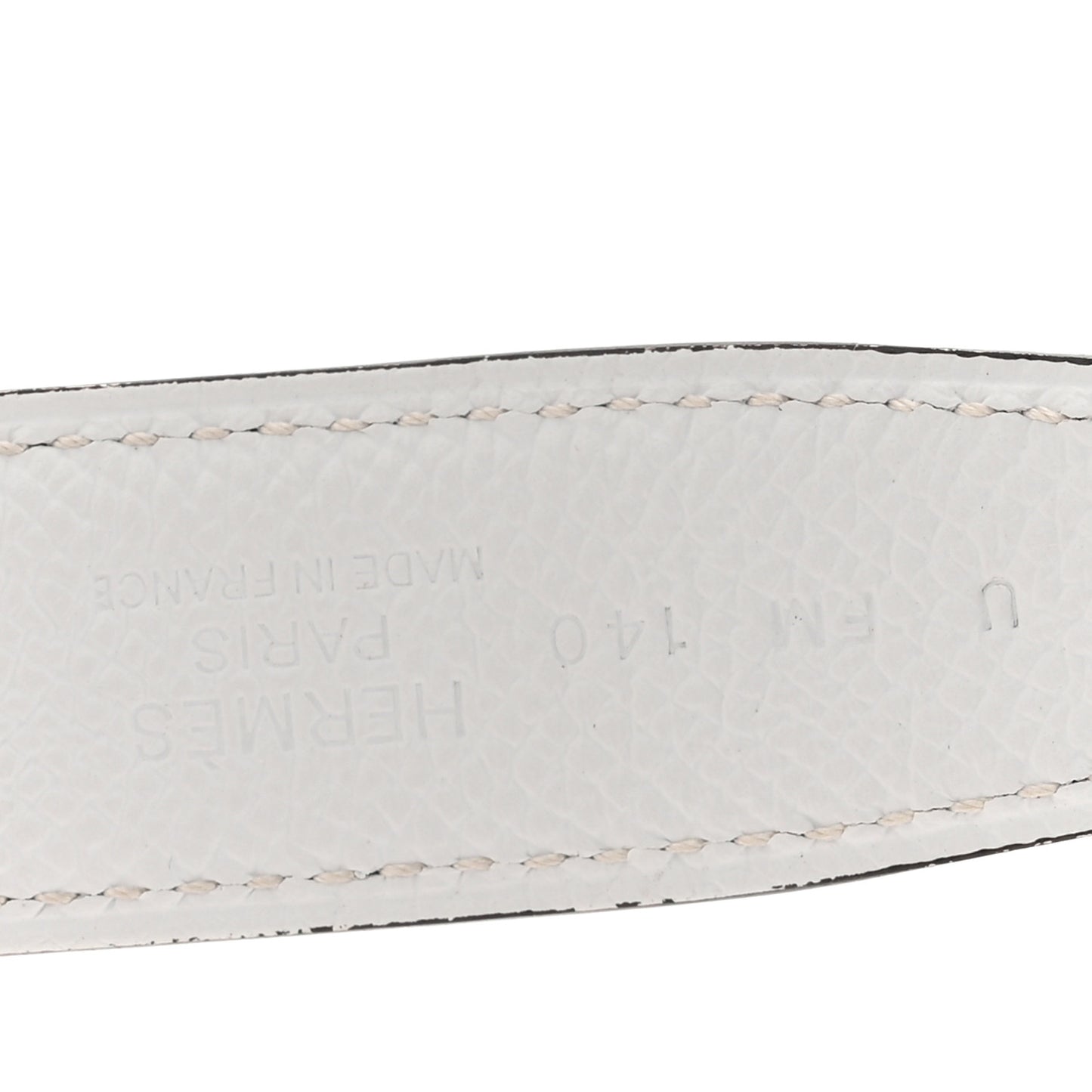 Epsom Swift 24mm Belt Strap  85 34 White Etoupe