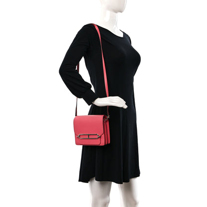 Hermes Evercolor Mini Sac Roulis Rose Azalee 2 of 9