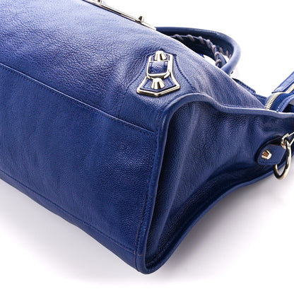 Balenciaga Chevre Hamilton Gold Metallic Edge Hardware City Bleu Roi 11 of 11