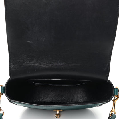 Mulberry Natural Grained Calfskin Small Darley Satchel Ocean Green 4 of 4