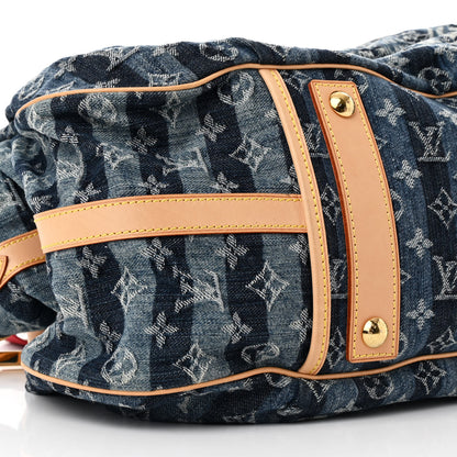 Louis Vuitton Denim Raye Cabas GM 8 of 9