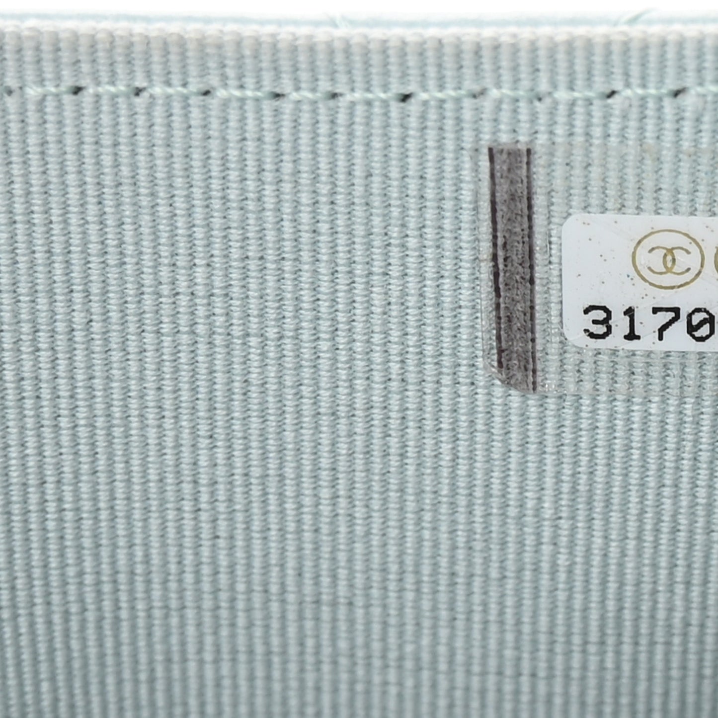 Lambskin Quilted Top Handle Flap Clutch With Chain Light Blue