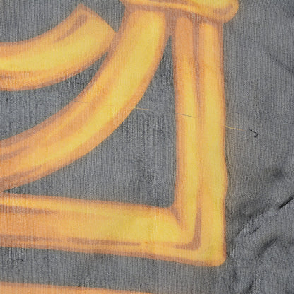 Chanel Silk Chiffon Sailboat Scarf Navy 6 of 6
