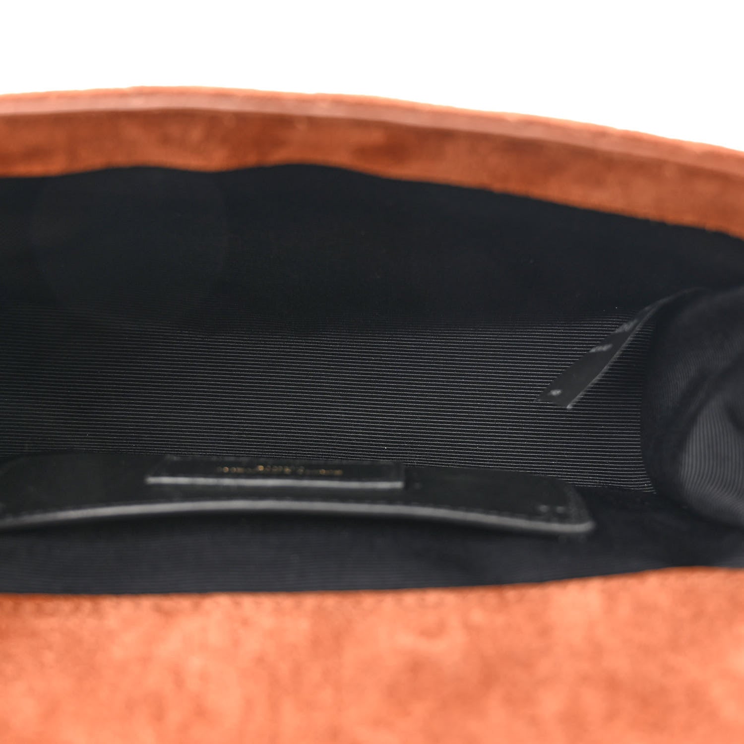 Saint Laurent Nubuck Shearling Mixed Matelasse Triquilt Small Monogram Satchel Ivory Natural Tan 5 of 11