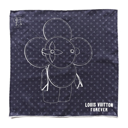 Louis Vuitton Silk Monogram Vivienne Pocket Square 1 of 6