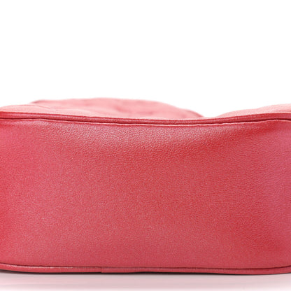 Louis Vuitton Lambskin Embossed Monogram Fall In Love Sac Coeur Heart Chain Bag Lipstick Red 9 of 9