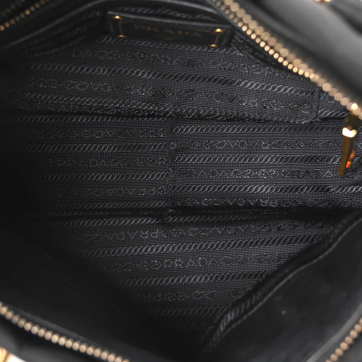 Tessuto Nylon Soft Calfskin Shopping Satchel Black