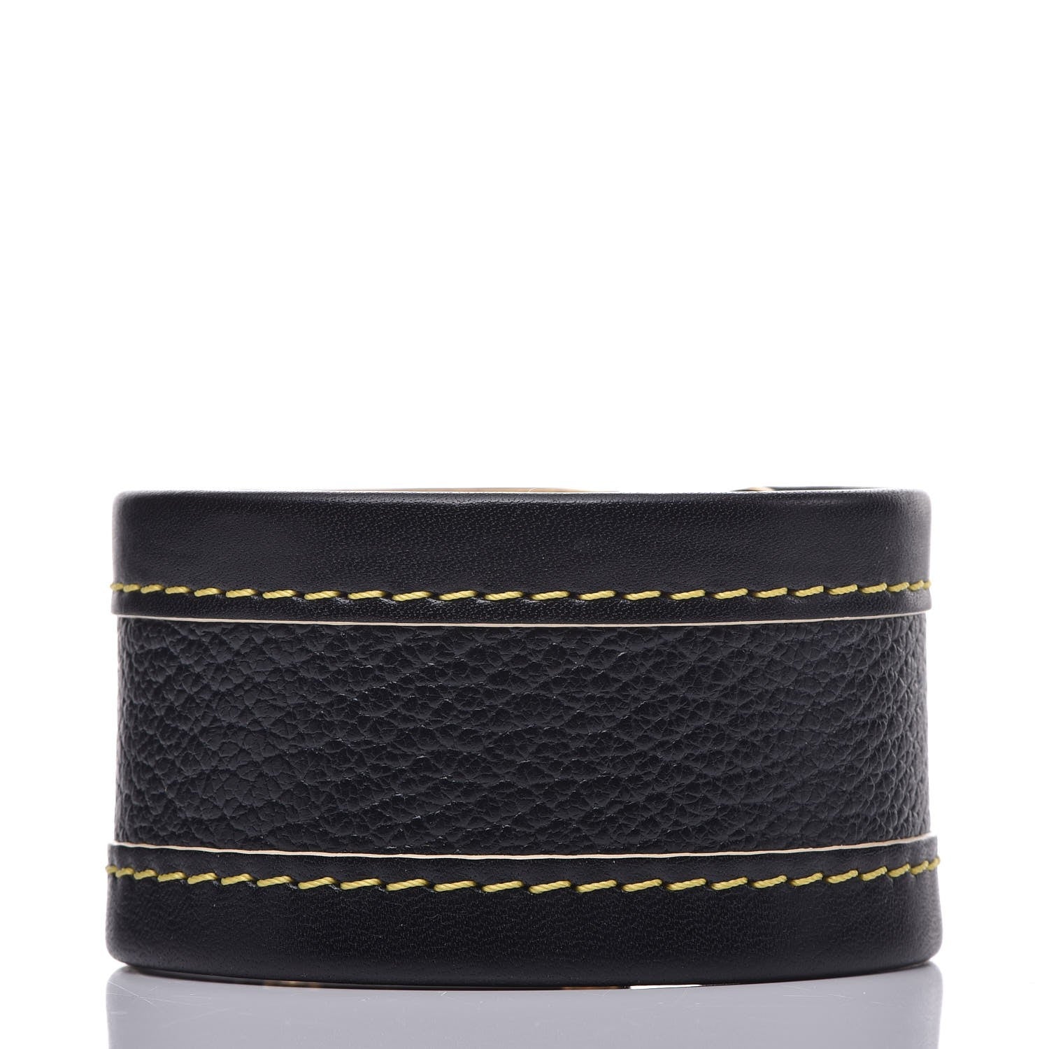 Louis Vuitton Chèvre Suhali S Lock Bracelet Small Black 3 of 5