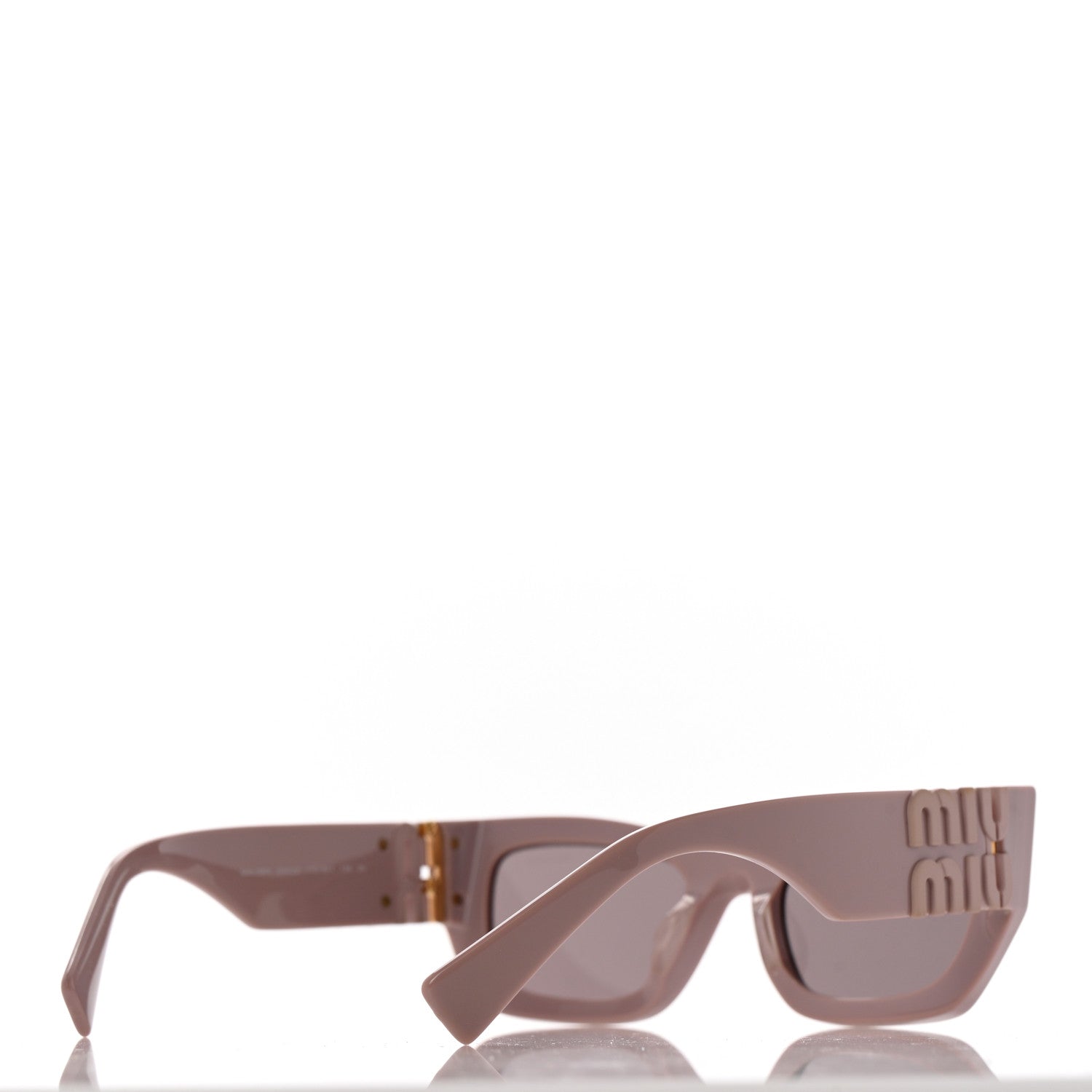 Miu Miu Acetate Miu Glimpse Sunglasses SMU 09W Pink 4 of 8