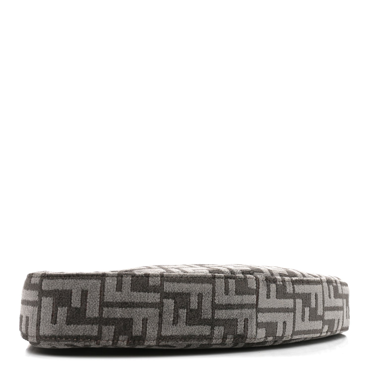 Fendi Chenille Vitello King Plexiglass FF O'Lock Swing Anthracite Asfalto 4 of 10