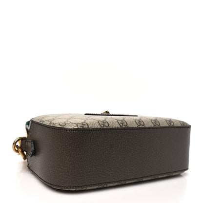 Gucci GG Supreme Monogram Web Neo Vintage Shoulder Bag Beige New Acero Crop 4 of 11