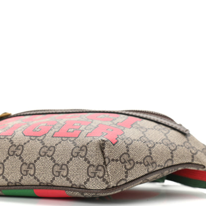 Gucci GG Supreme Monogram Textured Dollar Calfskin Gucci Tiger Belt Bag Beige Ebony Lobster Red New Shamarock New Acero 9 of 10