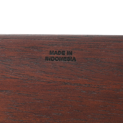 Hermes Mahogany Wood Taurillon Medium Pleiade Picture Frame Brown Etoupe 5 of 7