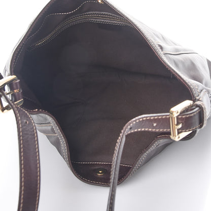 Gucci Calfskin Medium Britt Hobo Dark Brown 5 of 10