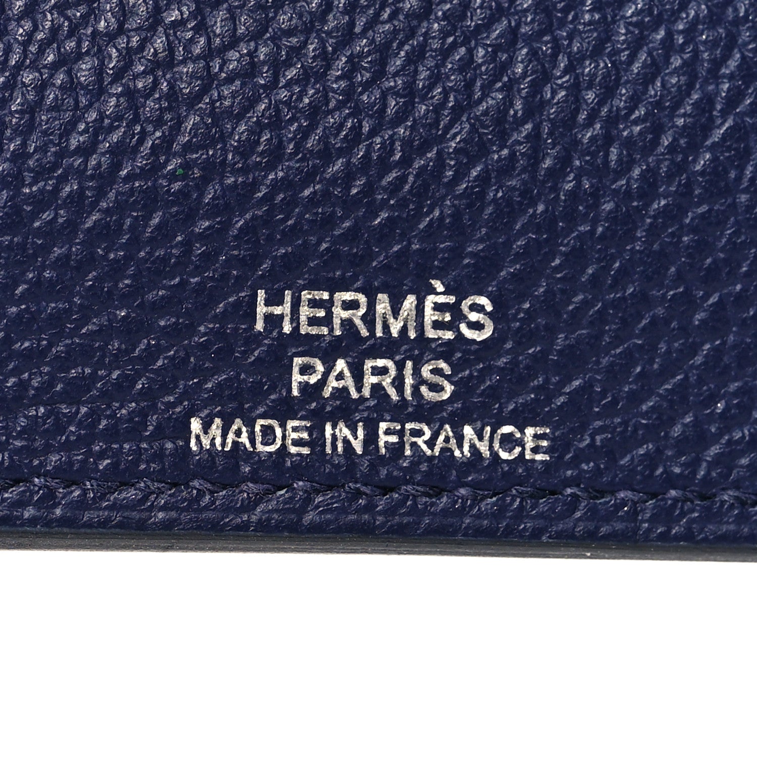 Hermes Epsom Evercalf Evercolor Sombrero Les Petits Chevaux Card Holder Bleu Encre Indigo 6 of 9