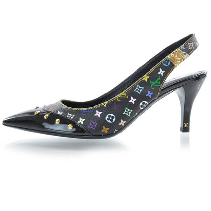 Louis Vuitton Multicolor Slingback Pumps 37.5 1 of 11