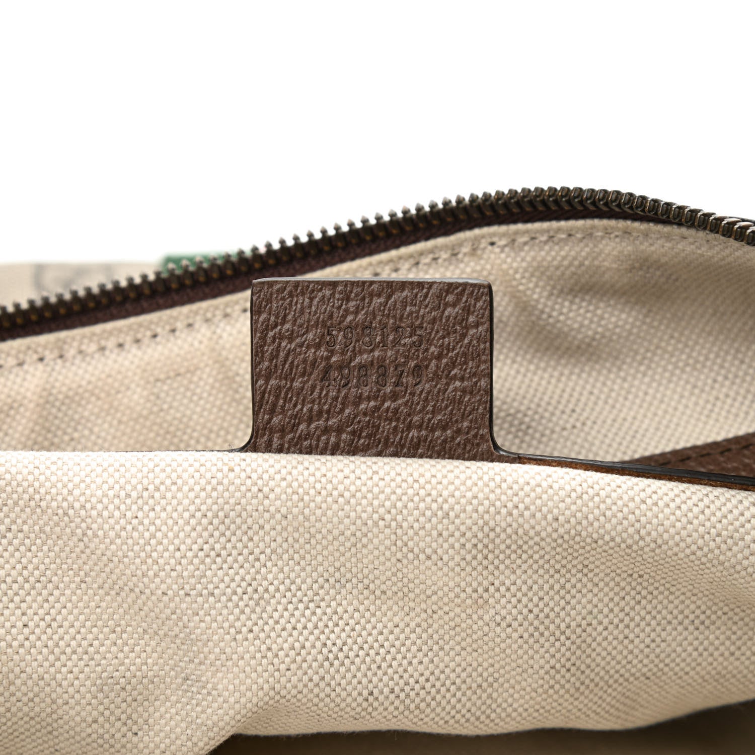 Gucci GG Supreme Monogram Web Small Ophidia Half Moon Hobo Brown 7 of 8