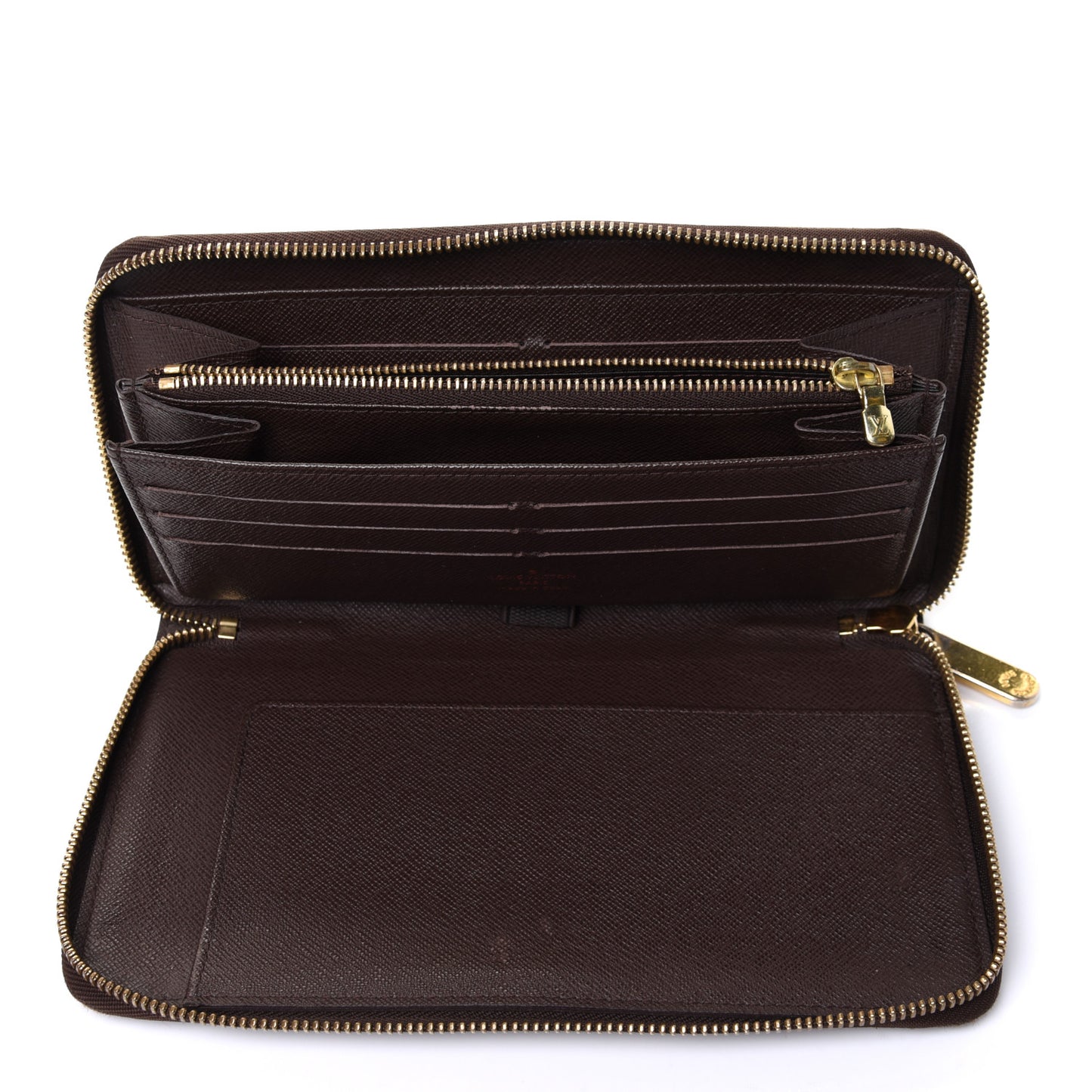 Damier Ebene Zippy Organizer Wallet