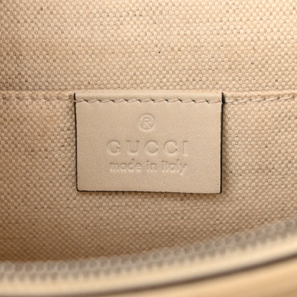 Gucci Calfskin Bamboo Web Medium Dionysus Top Handle Bag White Blue Hibiscus Red 11 of 30