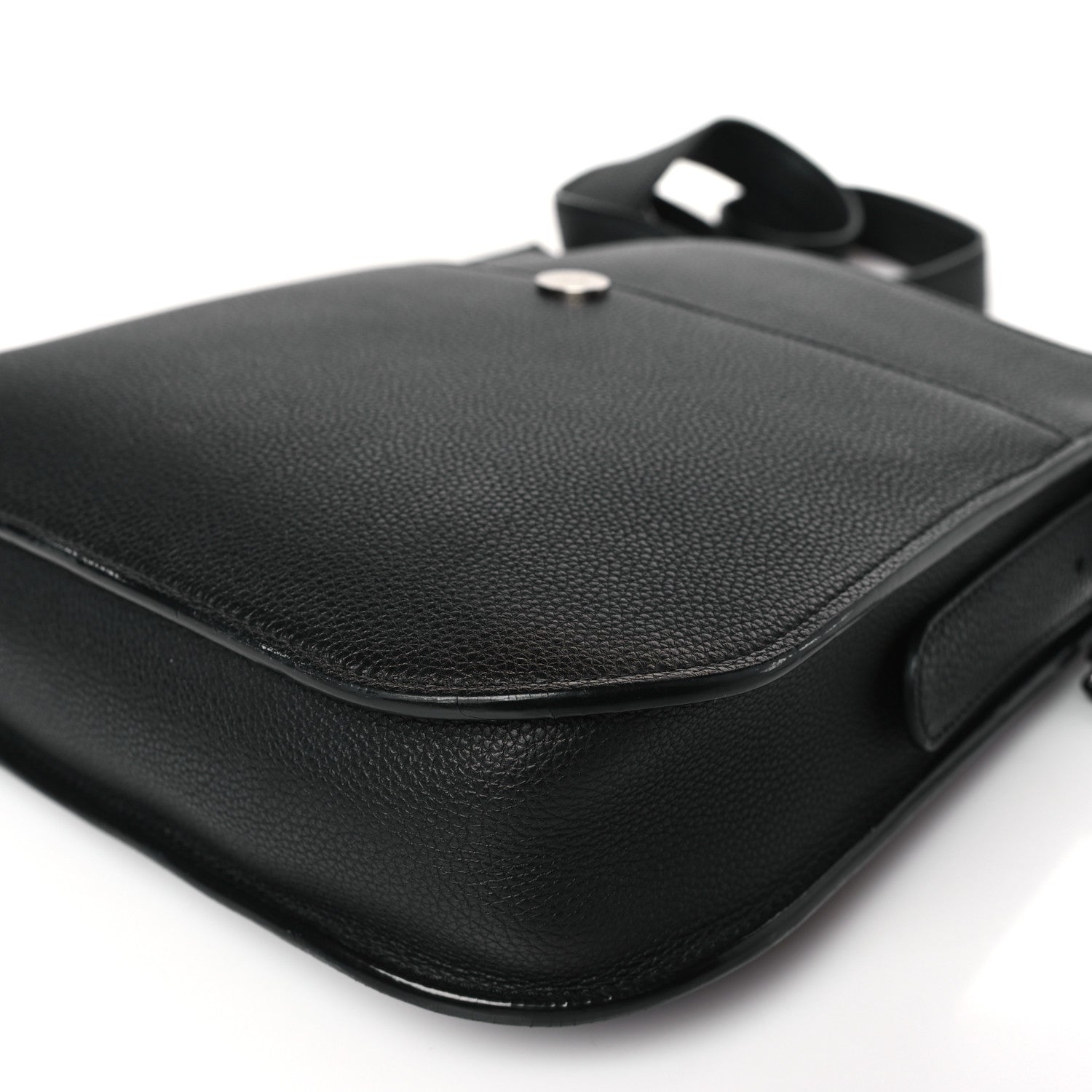 Loro Piana Grained Calfskin Fleur Crossbody Black 7 of 9